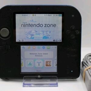Nintendo 2DS Launch Edition Blue and Black Handheld System - Black/Blue Tested